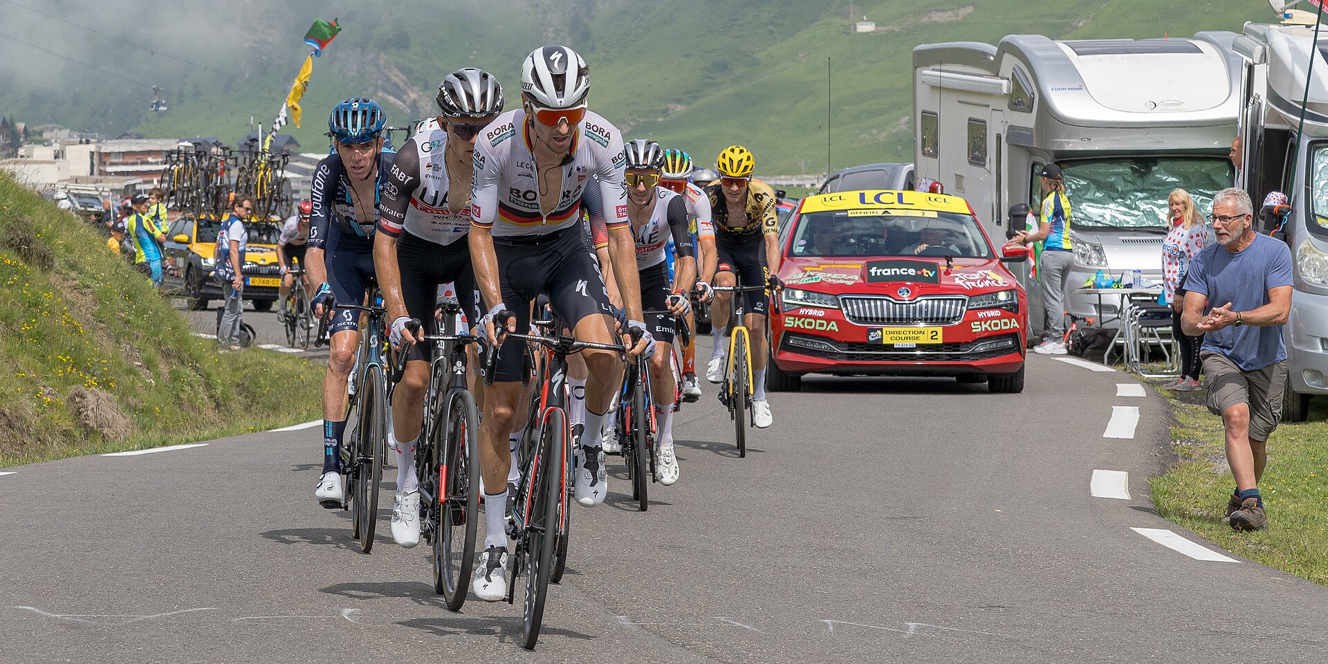 Tour de France 2026: The Tour de France peloton on the Col du Tourmalet in 2023.